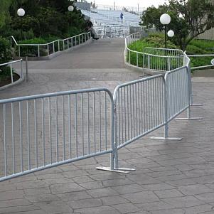 Фан-барьер оцинкованный 2500х1000 мм (труба d=38)